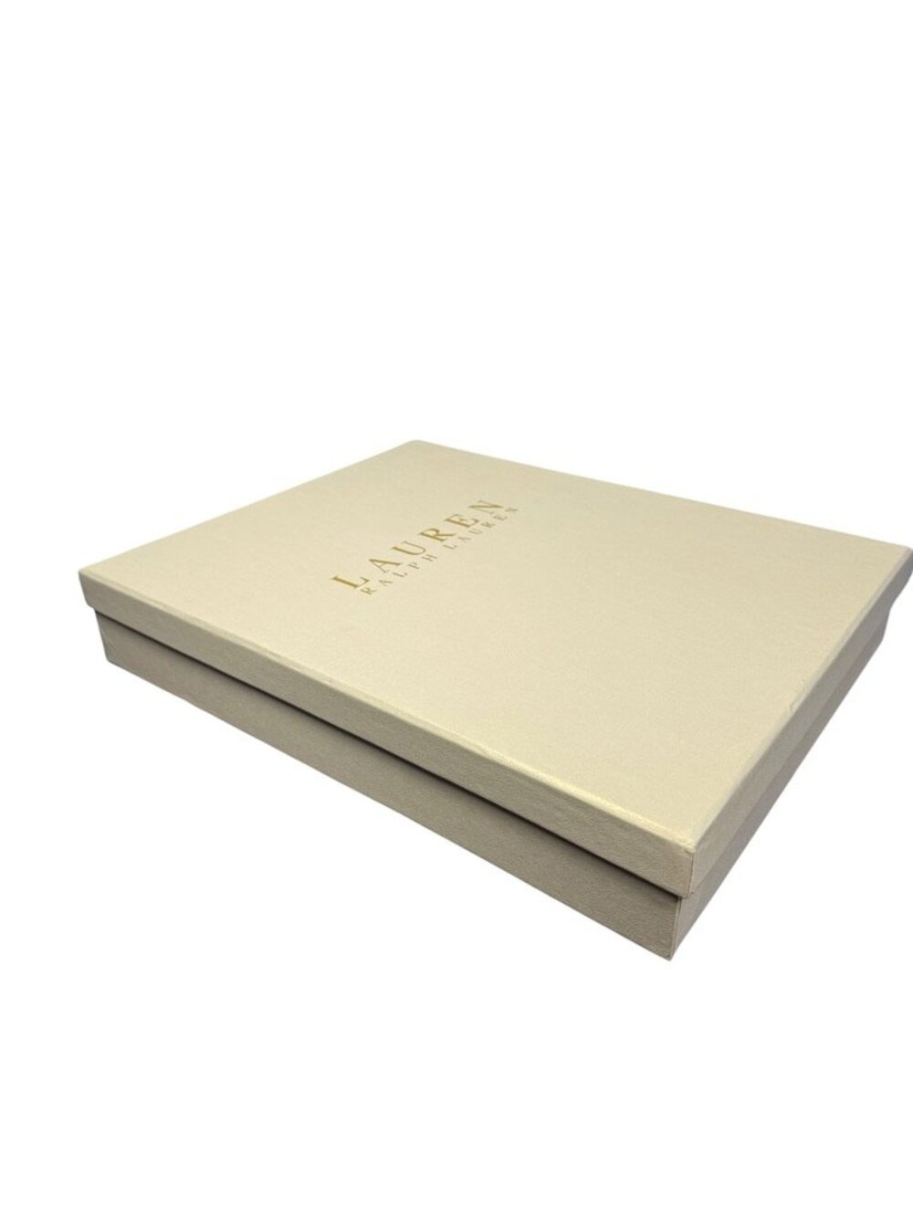 Lauren Ralph Lauren Cream Gift Box - EMPTY - 14.5" x 11.75" x 2.5"